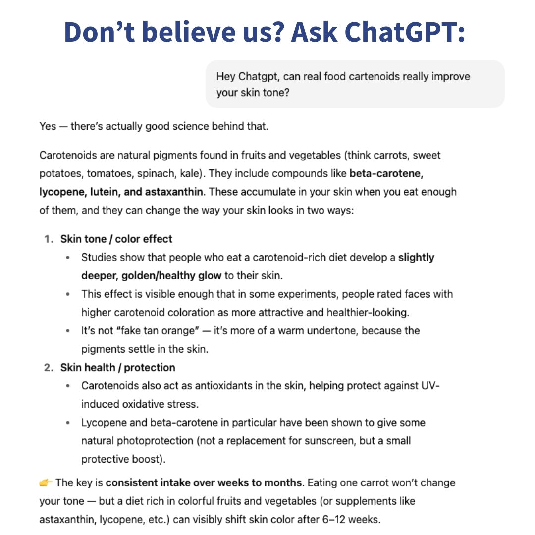 Tanning Capsules for Men and Women