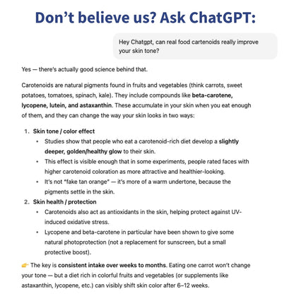 Tanning Capsules for Men and Women